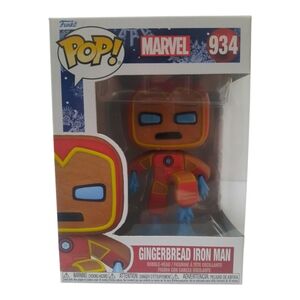 New in box Funko POP! Marvel #934 Gingerbread Iron Man Bobble-Head Figurine